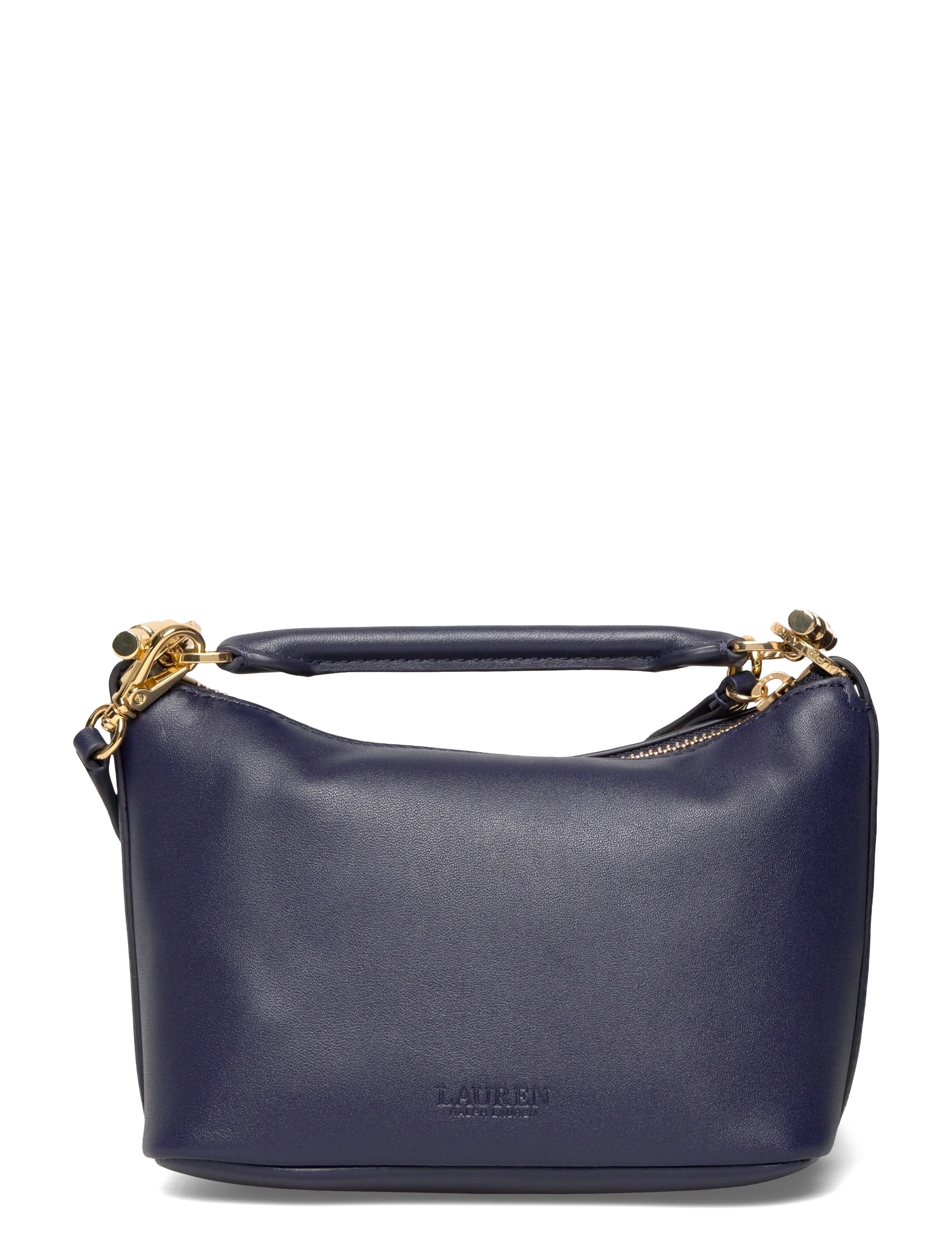 Lauren Ralph Lauren - SOFT NAPPA-BLKE MINI SH-SBA-SMA - crossbody bags - refined navy - 1