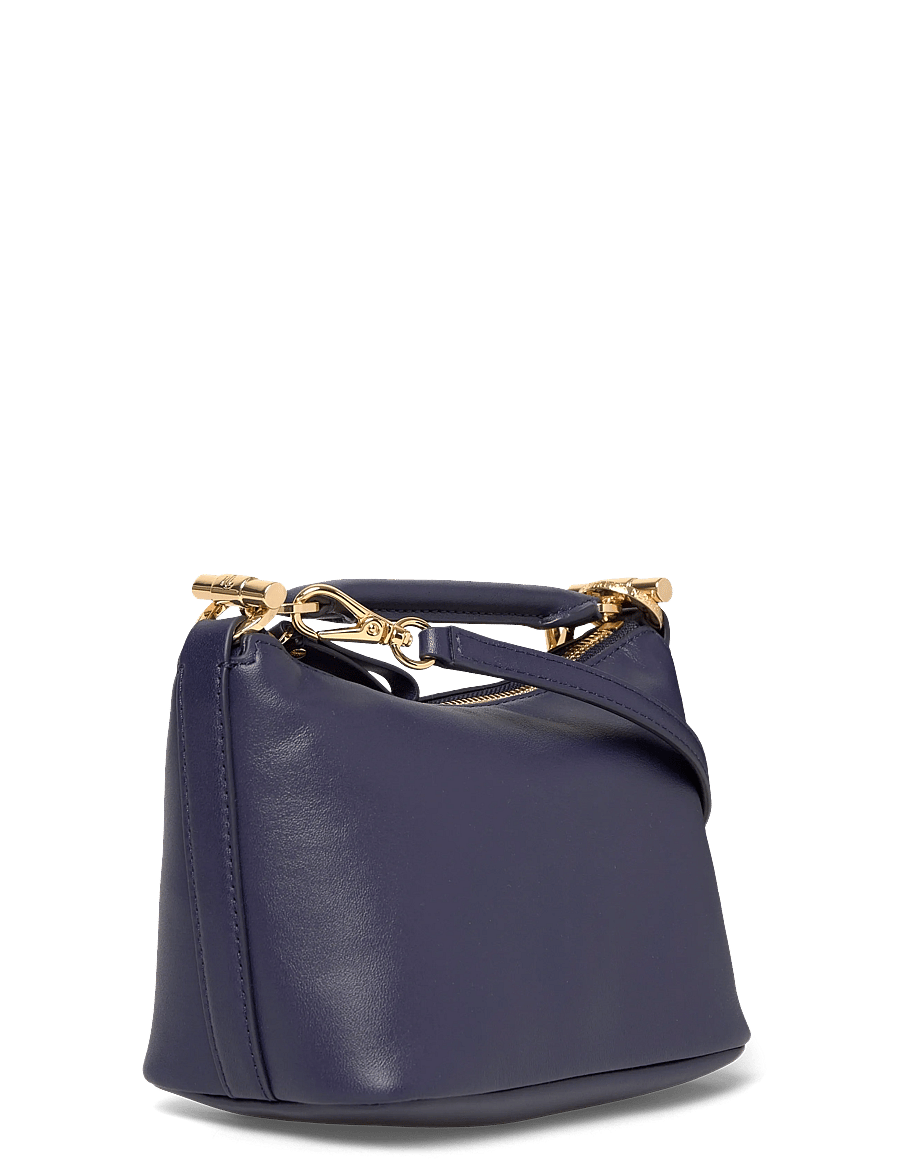 Lauren Ralph Lauren - SOFT NAPPA-BLKE MINI SH-SBA-SMA - umhängetaschen - refined navy - 2