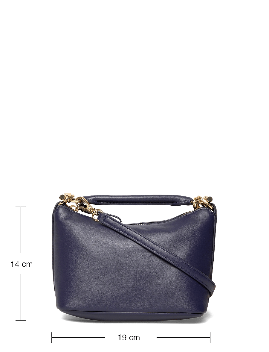Lauren Ralph Lauren - SOFT NAPPA-BLKE MINI SH-SBA-SMA - umhängetaschen - refined navy - 3