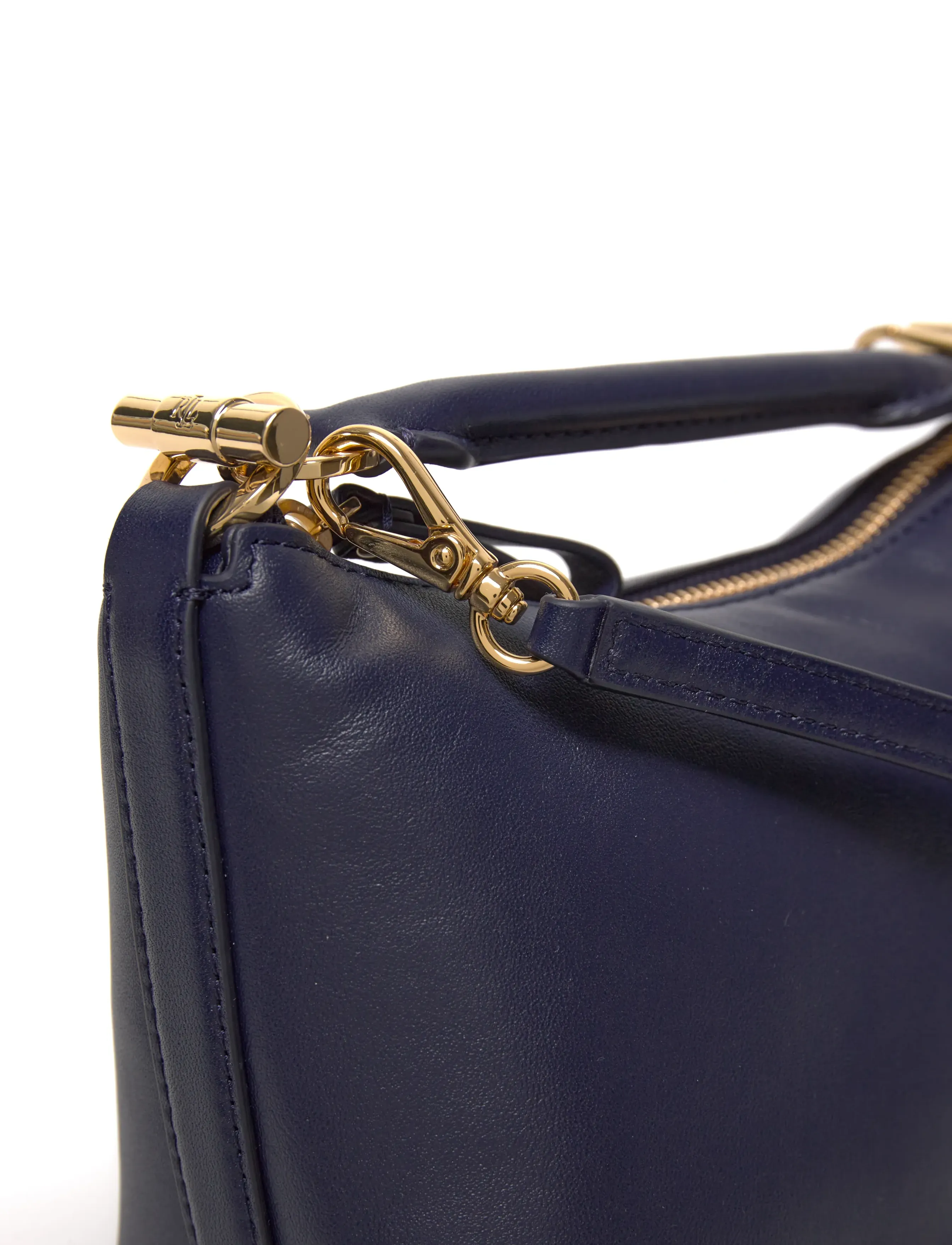 Lauren Ralph Lauren - SOFT NAPPA-BLKE MINI SH-SBA-SMA - crossbody bags - refined navy - 4