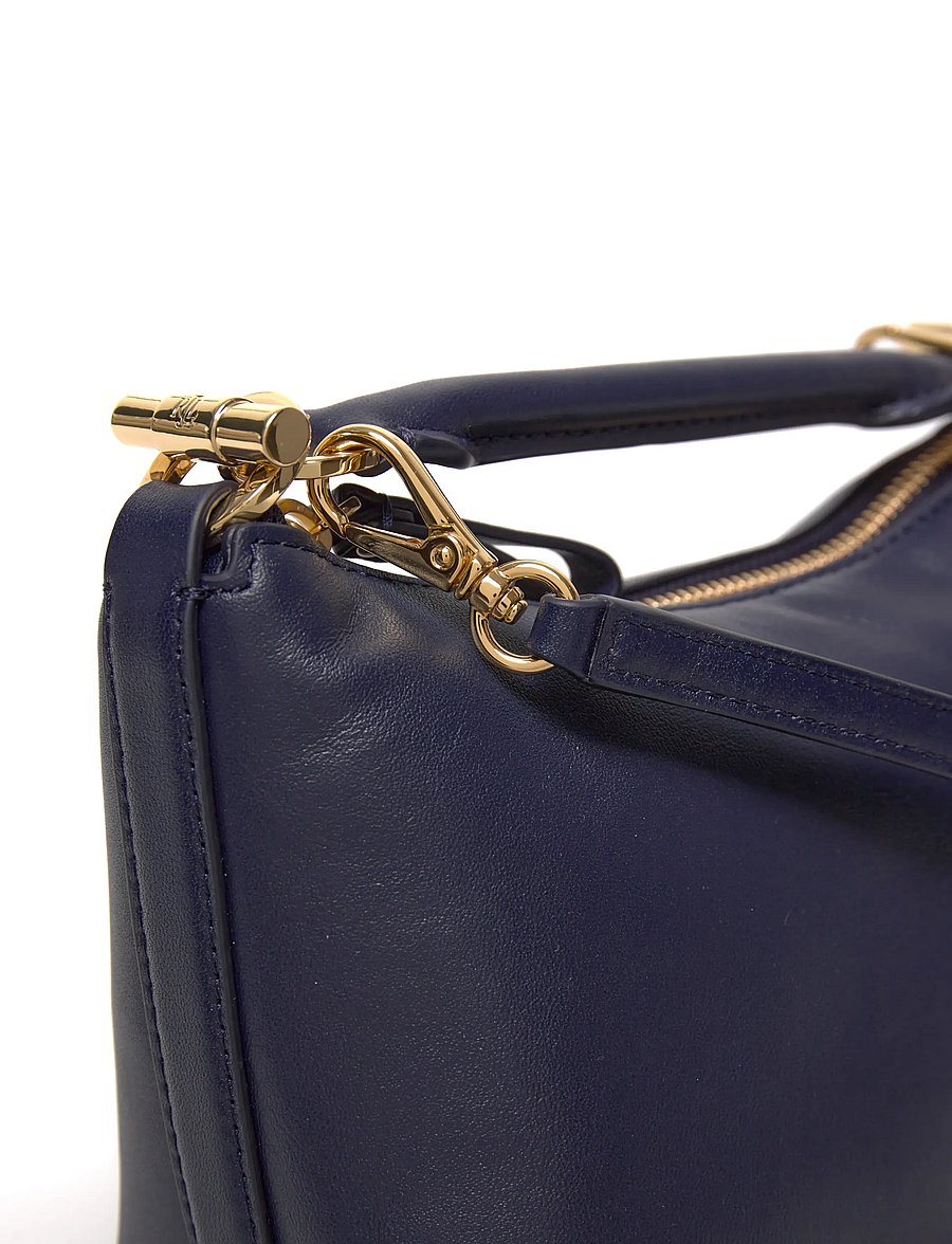 Lauren Ralph Lauren - SOFT NAPPA-BLKE MINI SH-SBA-SMA - umhängetaschen - refined navy - 4