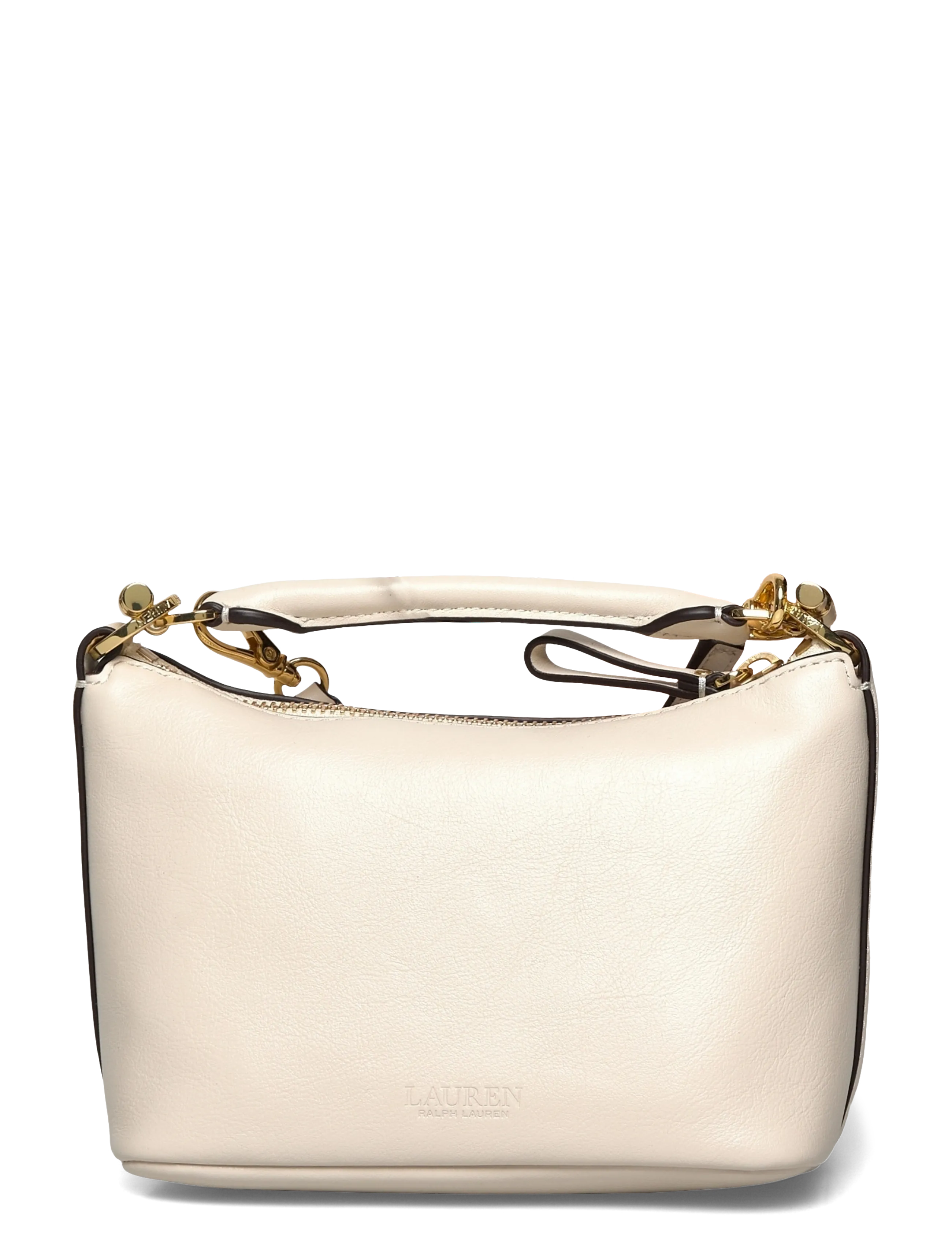 Lauren Ralph Lauren - SOFT NAPPA-BLKE MINI SH-SBA-SMA - crossbody bags - soft white - 1