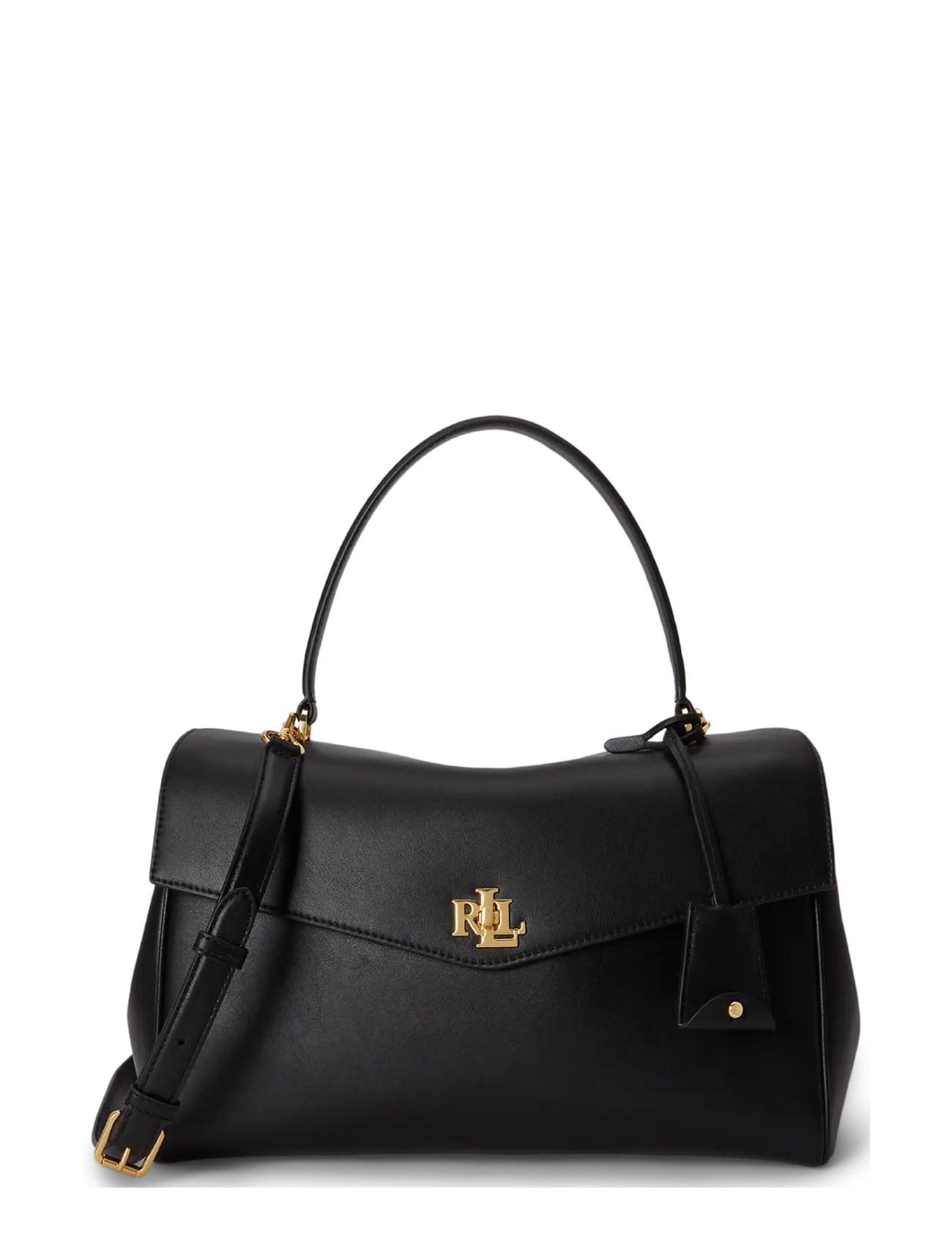 Lauren Ralph Soft Nappa-Farrah Soft-Stl-Med, One Size, Bags, Schwarz - Top Handle Frauen