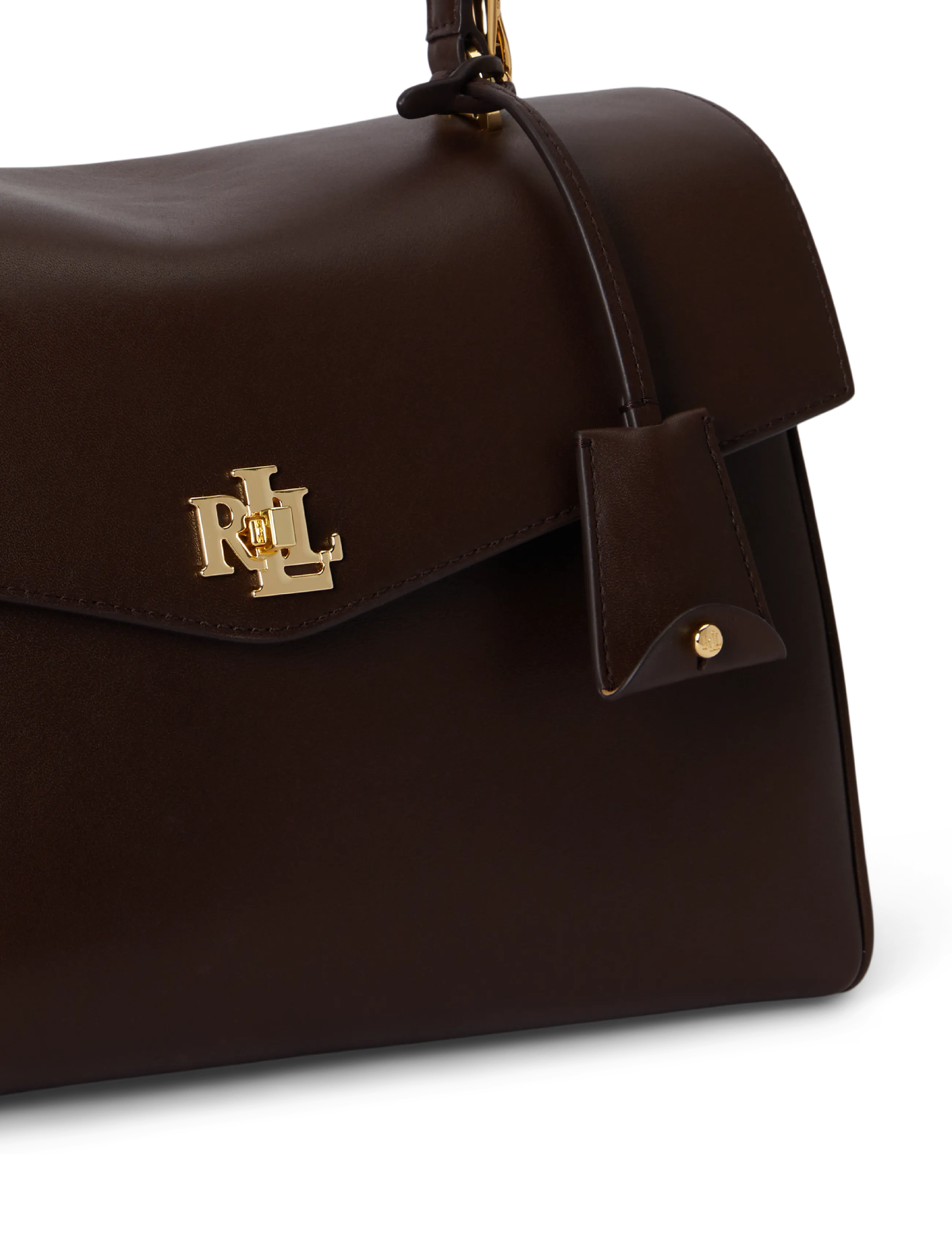 Lauren Ralph Lauren - SOFT NAPPA-FARRAH SOFT-STL-MED - crossbody bags - chestnut brown - 5