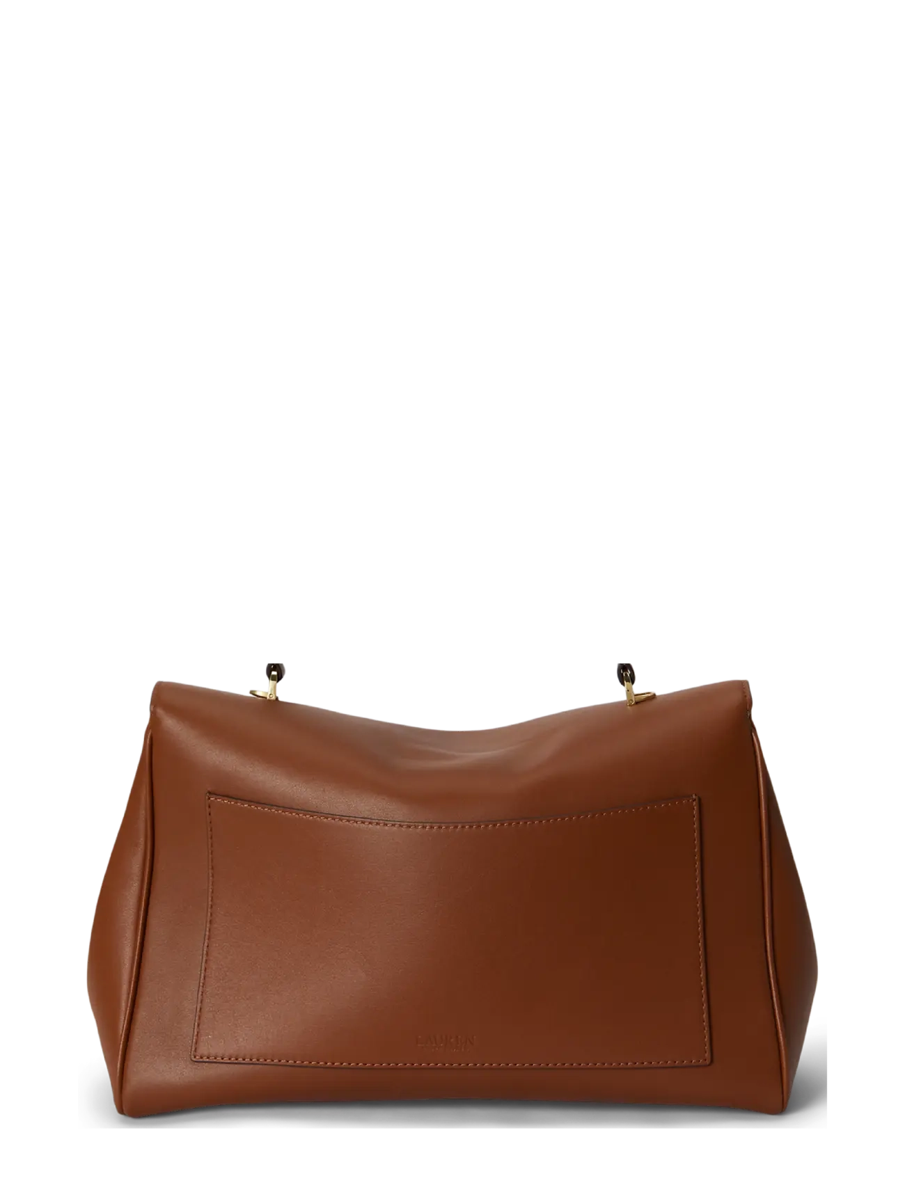 Lauren Ralph Lauren - Nappa Leather Medium Farrah Soft Satchel - crossbody bags - lauren tan - 1
