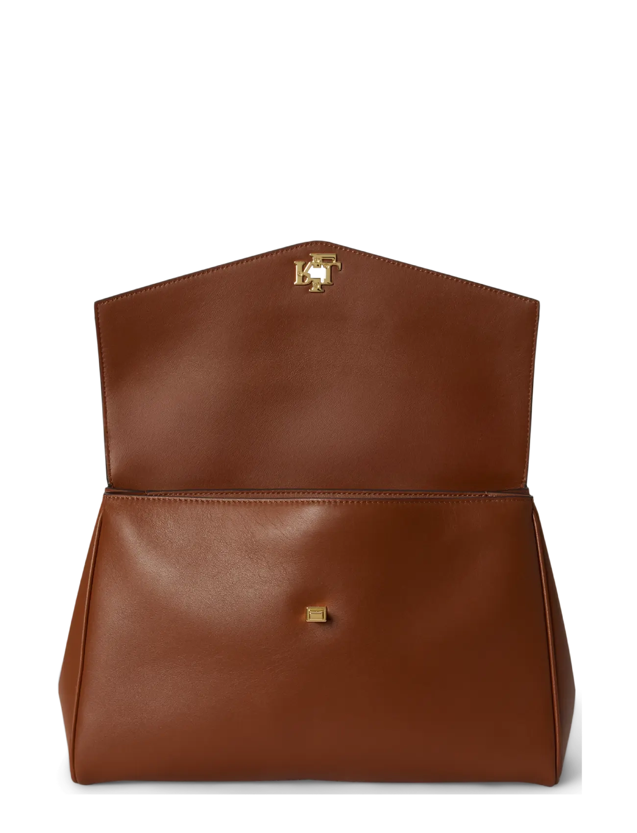 Lauren Ralph Lauren - Nappa Leather Medium Farrah Soft Satchel - crossbody bags - lauren tan - 3