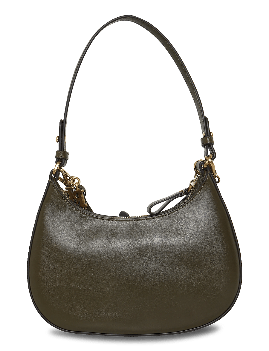 Lauren Ralph Lauren - NATURAL SMTH LEATHR-MRCY ZP SHLD-SB - hverdags stil - botanic green - 1