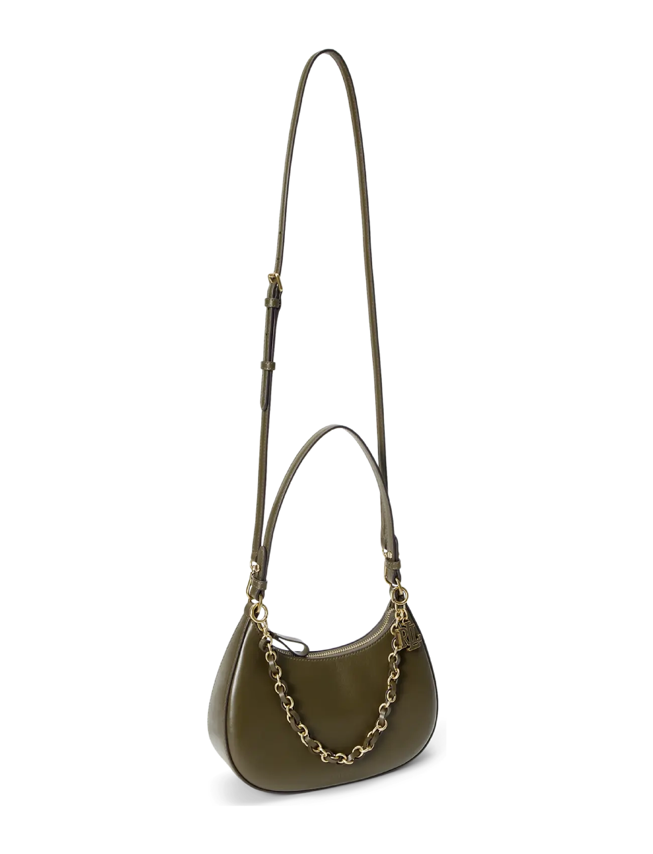 Leather Medium Marcy Zip Shoulder Bag 3