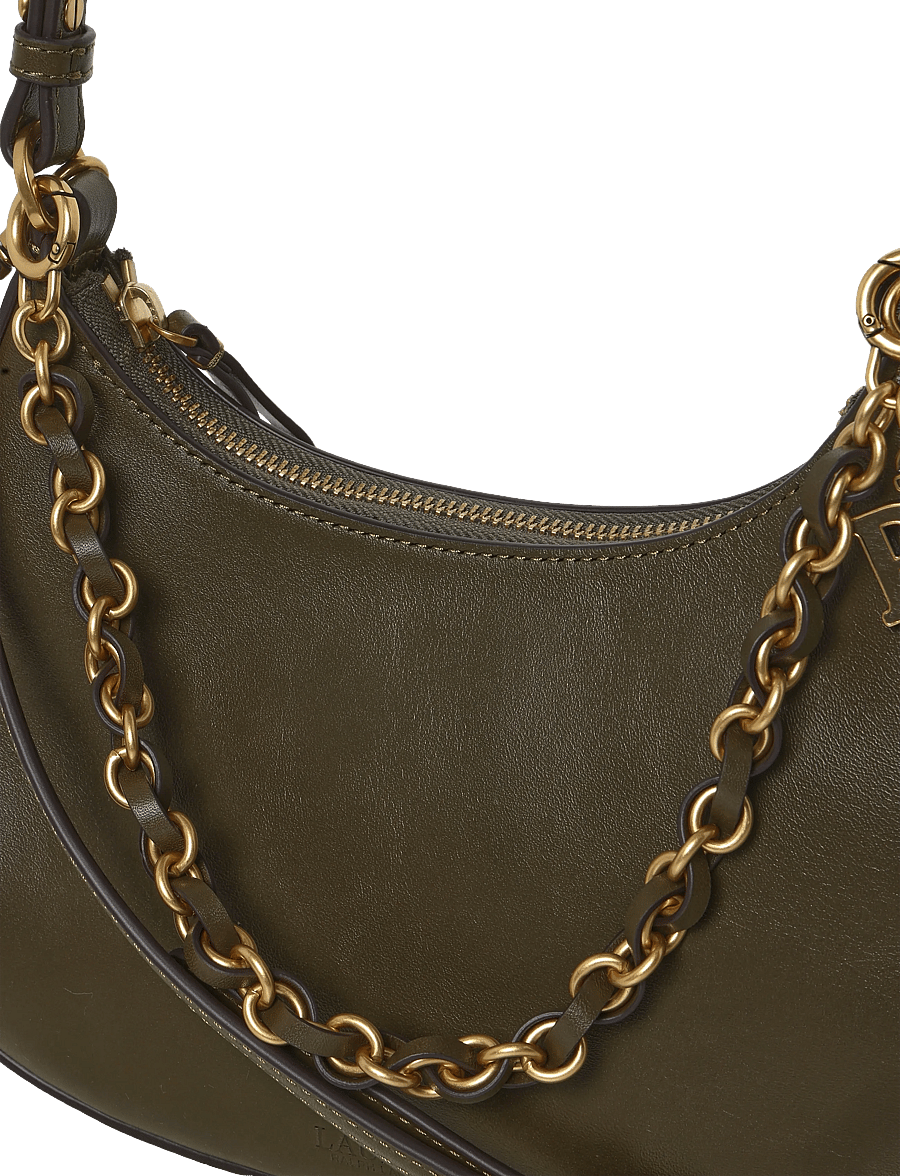 Lauren Ralph Lauren - NATURAL SMTH LEATHR-MRCY ZP SHLD-SB - hverdags stil - botanic green - 2
