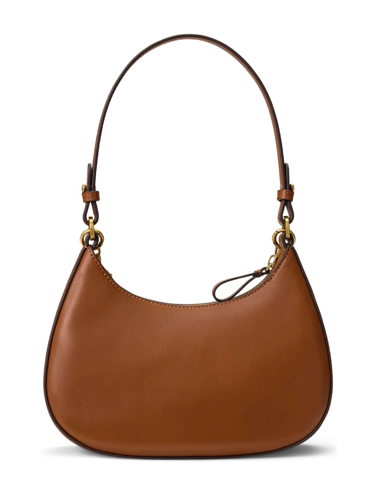 Lauren Ralph Lauren - Leather Medium Marcy Zip Shoulder Bag - igapäevane stiil - lauren tan - 1
