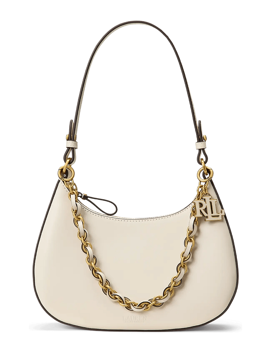 Lauren Ralph Lauren - NATURAL SMTH LEATHR-MRCY ZP SHLD-SB - everyday style - soft white - 0