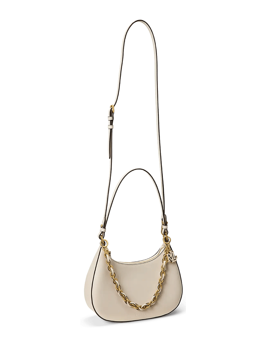 Lauren Ralph Lauren - NATURAL SMTH LEATHR-MRCY ZP SHLD-SB - everyday style - soft white - 2