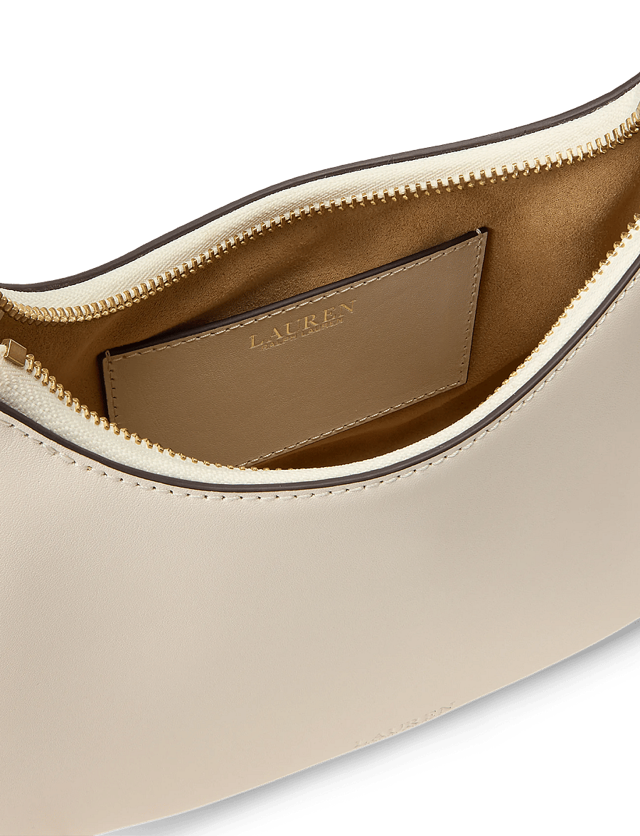 Lauren Ralph Lauren - NATURAL SMTH LEATHR-MRCY ZP SHLD-SB - everyday style - soft white - 5