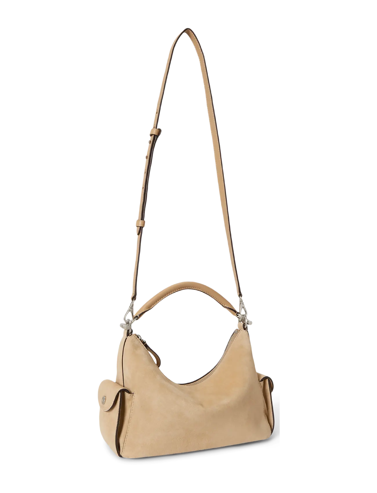 Lauren Ralph Lauren - Suede Small Blaike Shoulder Bag - alltags-style - tan - 2