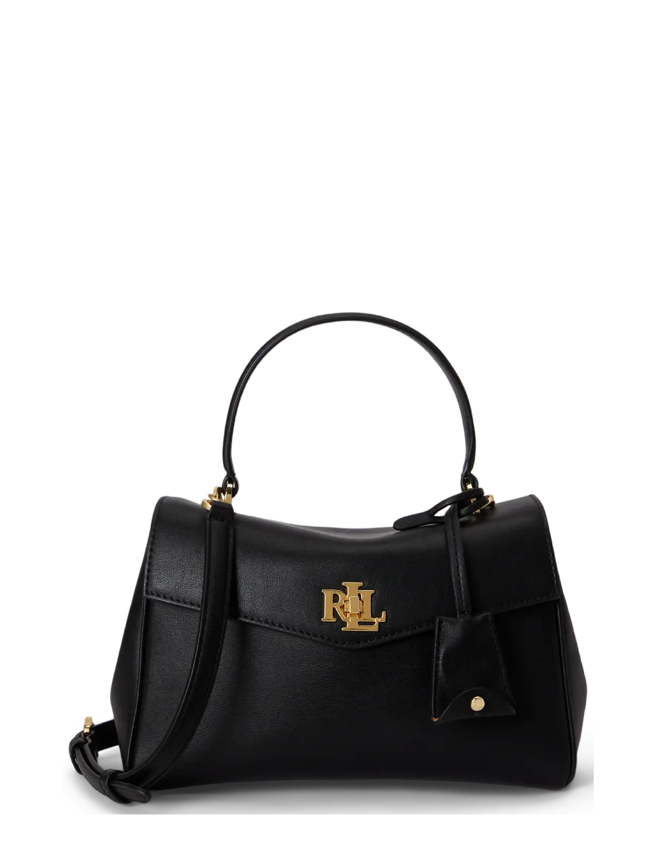 Lauren Ralph Soft Nappa-Farrh Sm Sft-Stl-Sma, One Size, Bags, Schwarz - Top Handle Frauen