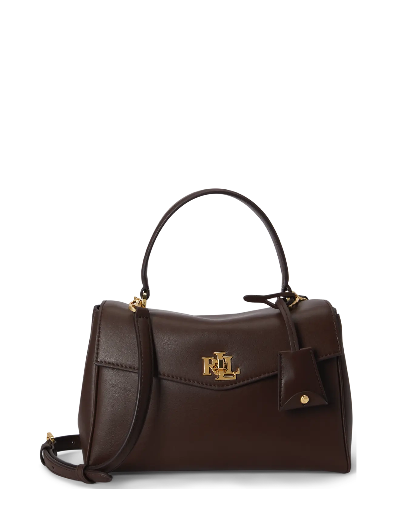 Lauren Ralph Soft Nappa-Farrh Sm Sft-Stl-Sma, One Size, Bags, Braun - Top Handle Frauen