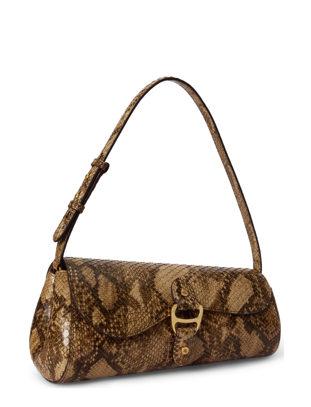 Lauren Ralph Lauren - Embossed Medium Tasha East-West Bag - Õlakotid - tan multi - 2