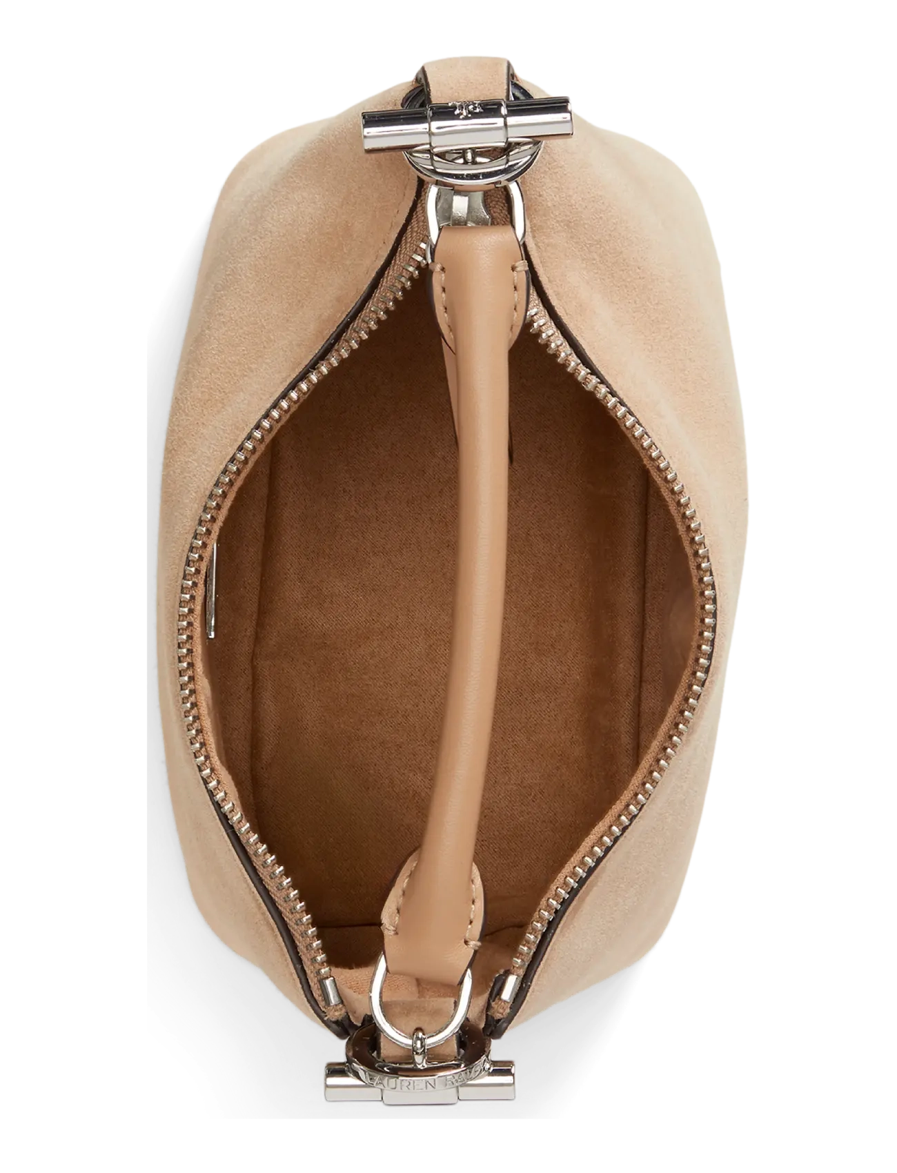 Lauren Ralph Lauren - Suede Mini Blaike Shoulder Bag - crossbody bags - tan - 3