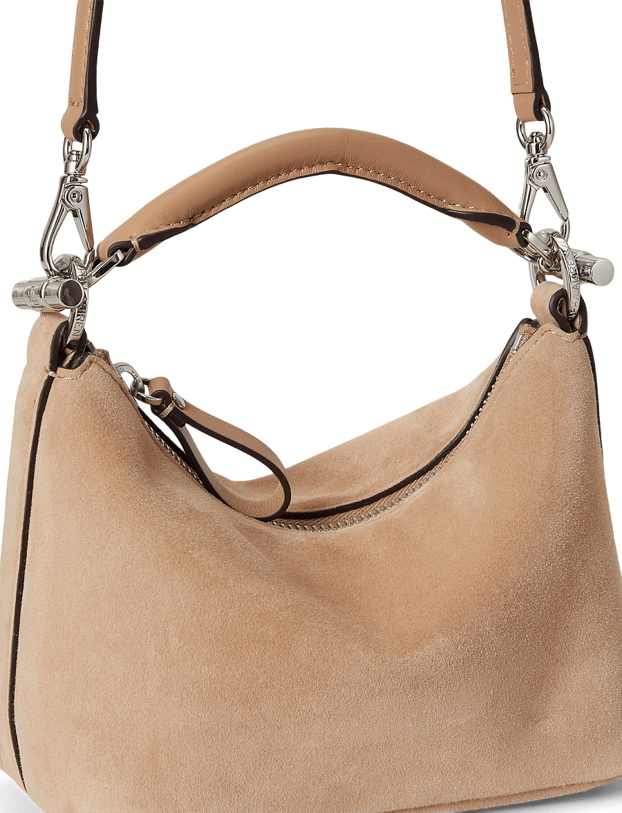 Lauren Ralph Lauren - Suede Mini Blaike Shoulder Bag - crossbody bags - tan - 5