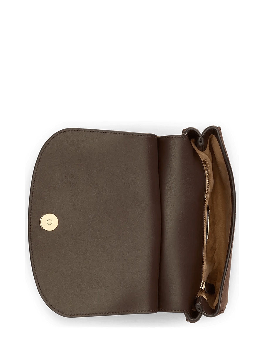 Lauren Ralph Lauren - Suede Medium Marcy Crossbody Bag - crossbody kotid - chestnut brown/ch - 3