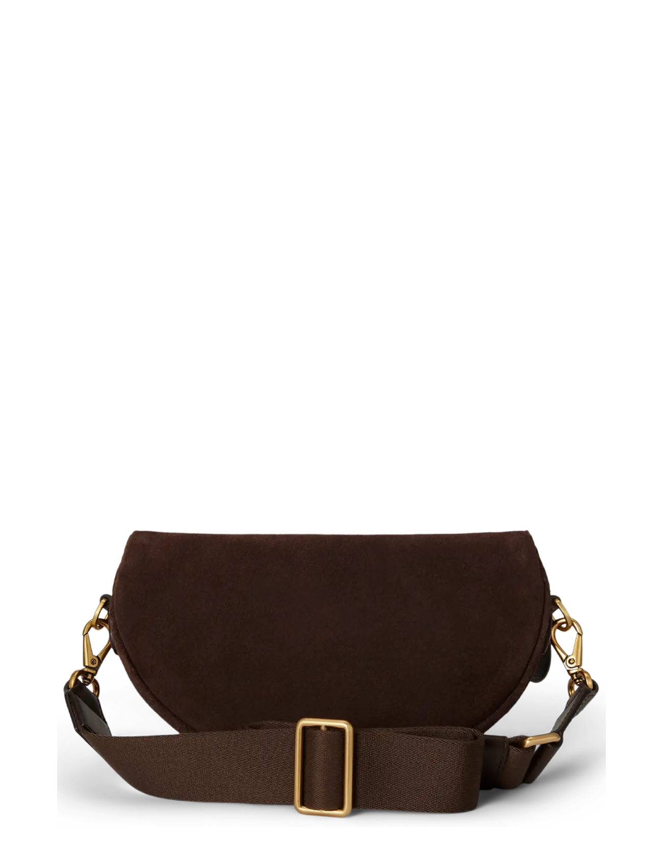 Lauren Ralph Lauren - Perforated Suede Marcy Belt Bag - bæltetasker - chestnut brown/ch - 1
