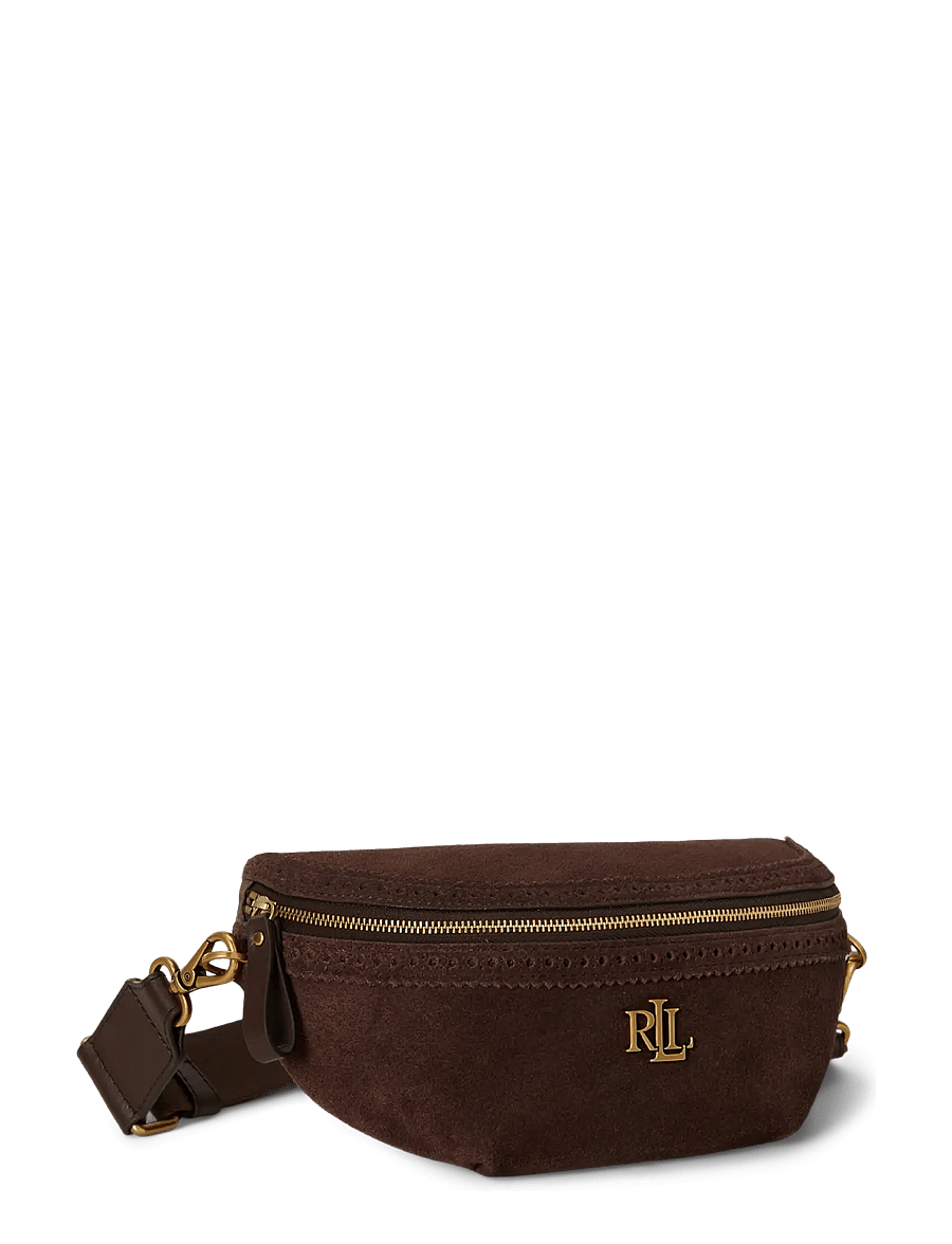 Lauren Ralph Lauren - Perforated Suede Marcy Belt Bag - bæltetasker - chestnut brown/ch - 2