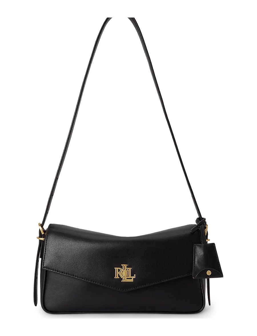 Lauren Ralph Lauren - Nappa Leather Medium Farrah Shoulder Bag - alltags-style - black - 0