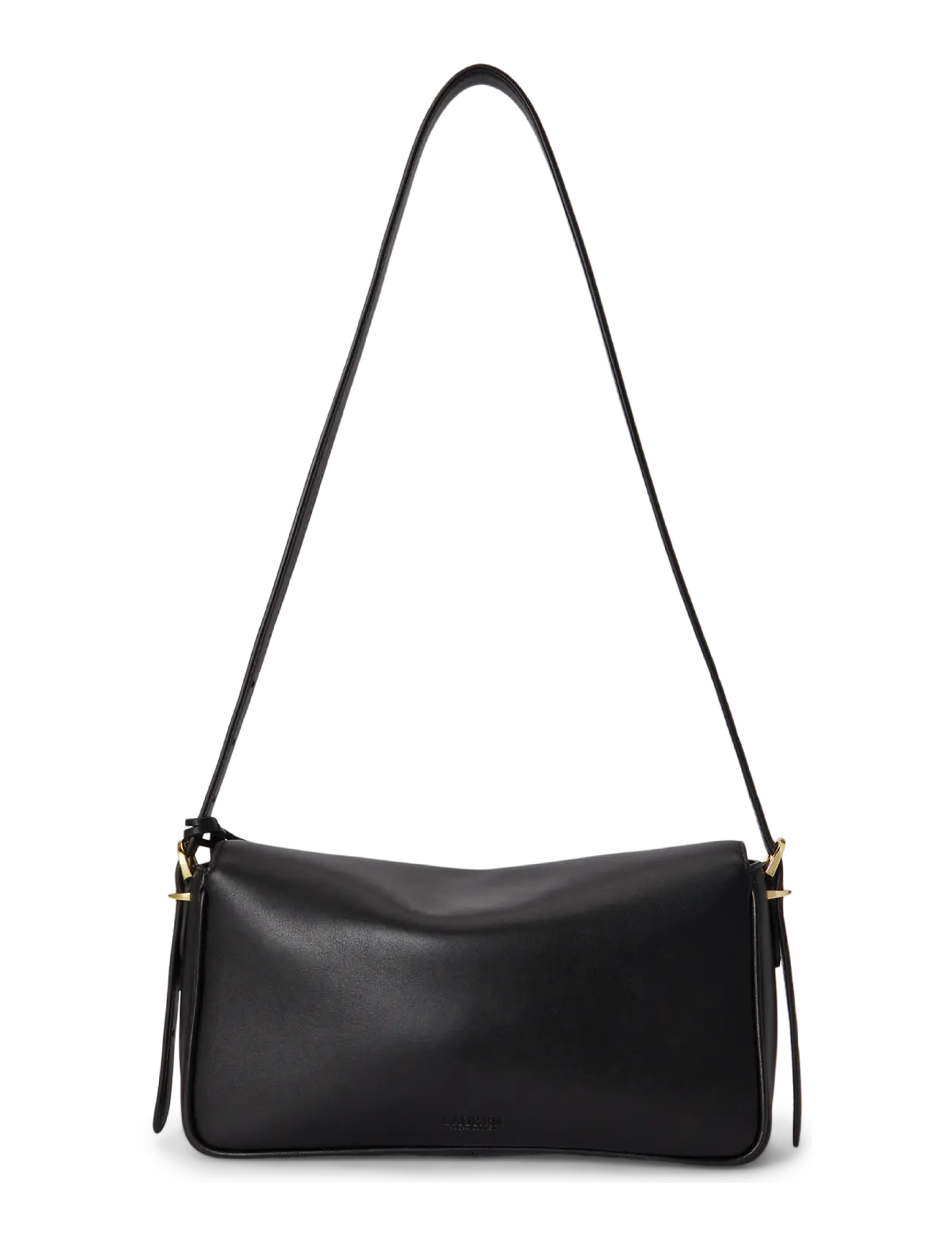 Lauren Ralph Lauren - Nappa Leather Medium Farrah Shoulder Bag - alltags-style - black - 1