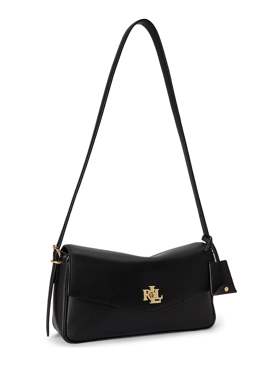 Lauren Ralph Lauren - Nappa Leather Medium Farrah Shoulder Bag - alltags-style - black - 2