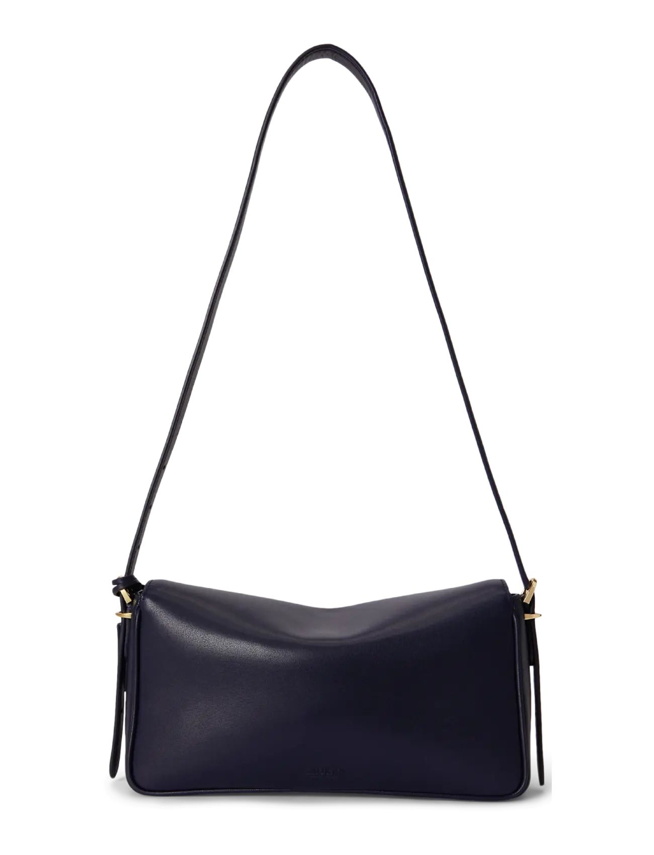 Lauren Ralph Lauren - Nappa Leather Medium Farrah Shoulder Bag - lauren navy - 1