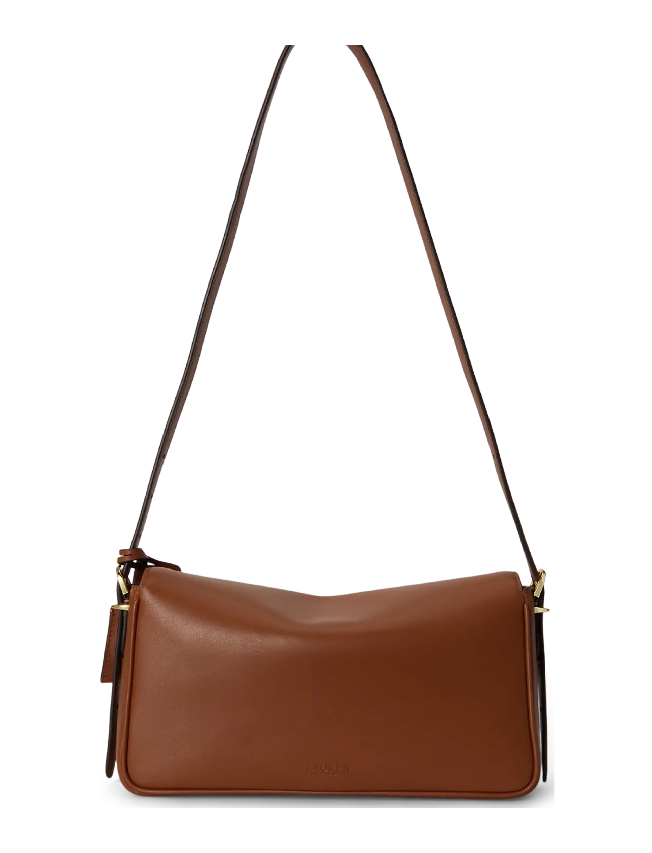 Lauren Ralph Lauren - Nappa Leather Medium Farrah Shoulder Bag - lauren tan - 1