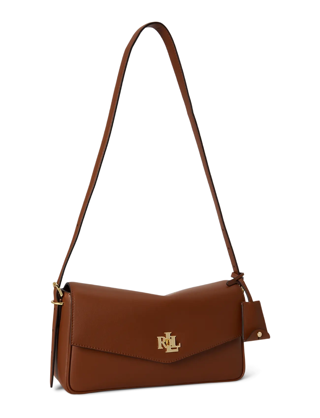 Lauren Ralph Lauren - Nappa Leather Medium Farrah Shoulder Bag - lauren tan - 2
