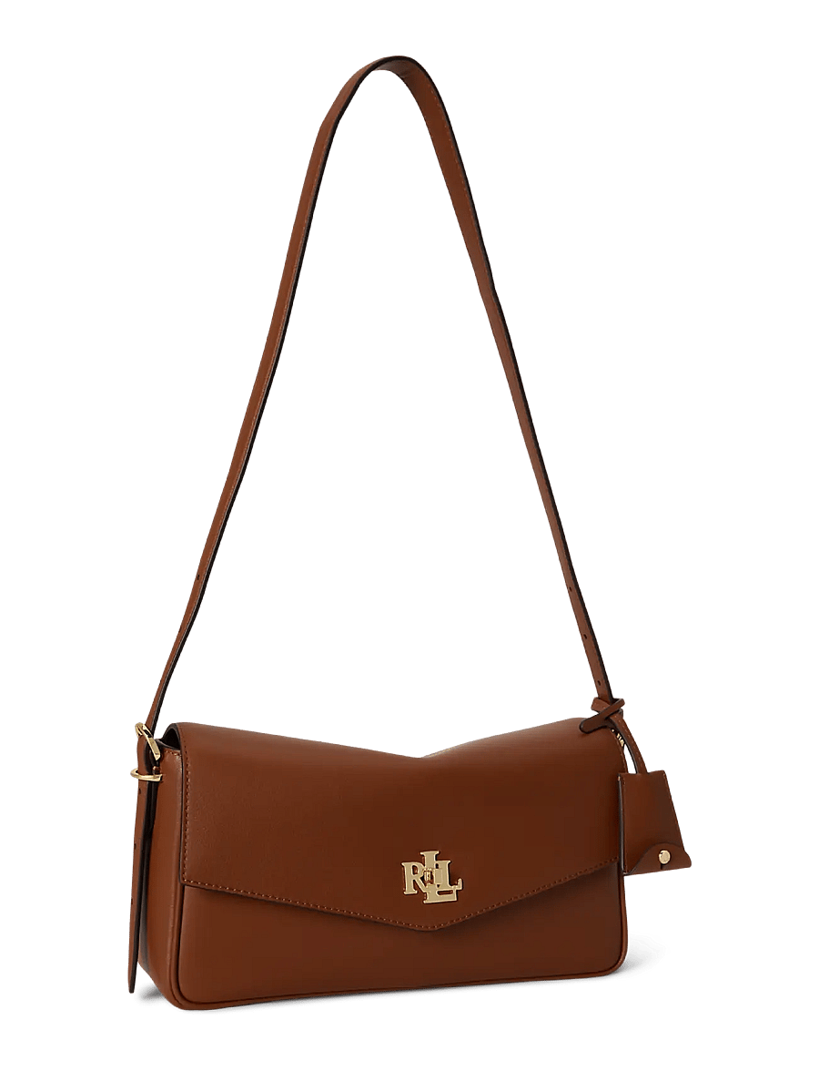 Lauren Ralph Lauren - Nappa Leather Medium Farrah Shoulder Bag - lauren tan - 2