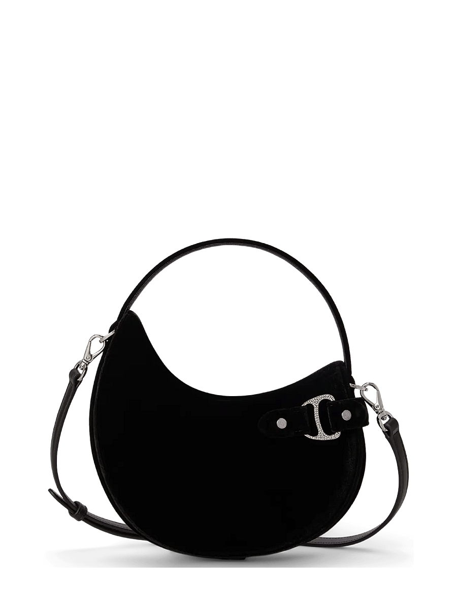 Lauren Ralph Lauren - Velvet Small Tasha Crossbody Bag - crossbody bags - black - 0