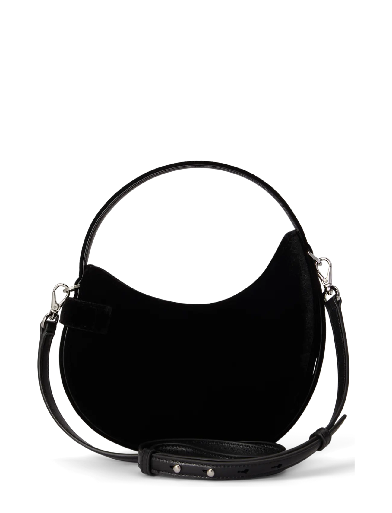 Lauren Ralph Lauren - Velvet Small Tasha Crossbody Bag - crossbody bags - black - 1