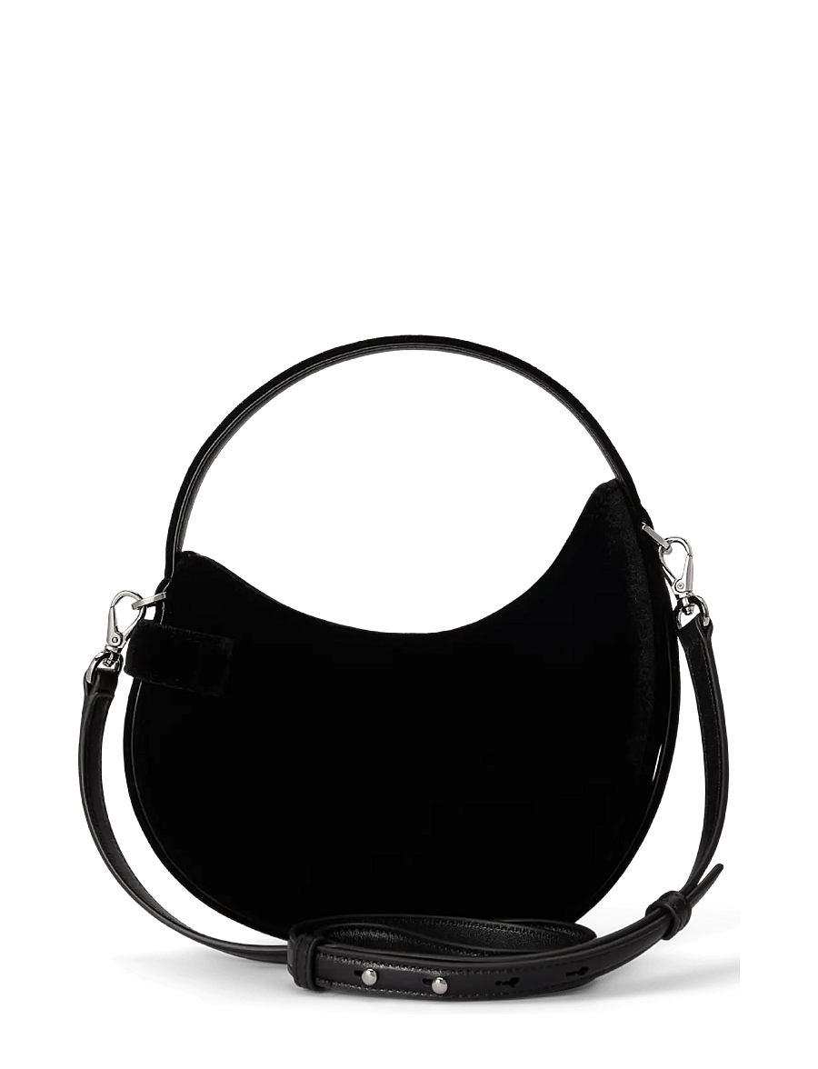 Lauren Ralph Lauren - Velvet Small Tasha Crossbody Bag - crossbody bags - black - 1