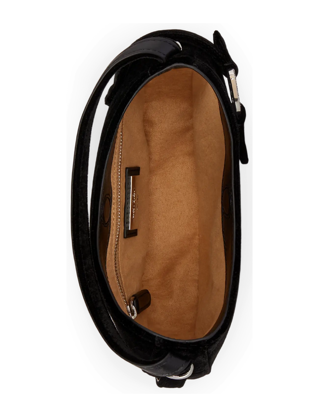 Lauren Ralph Lauren - Velvet Small Tasha Crossbody Bag - crossbody bags - black - 3