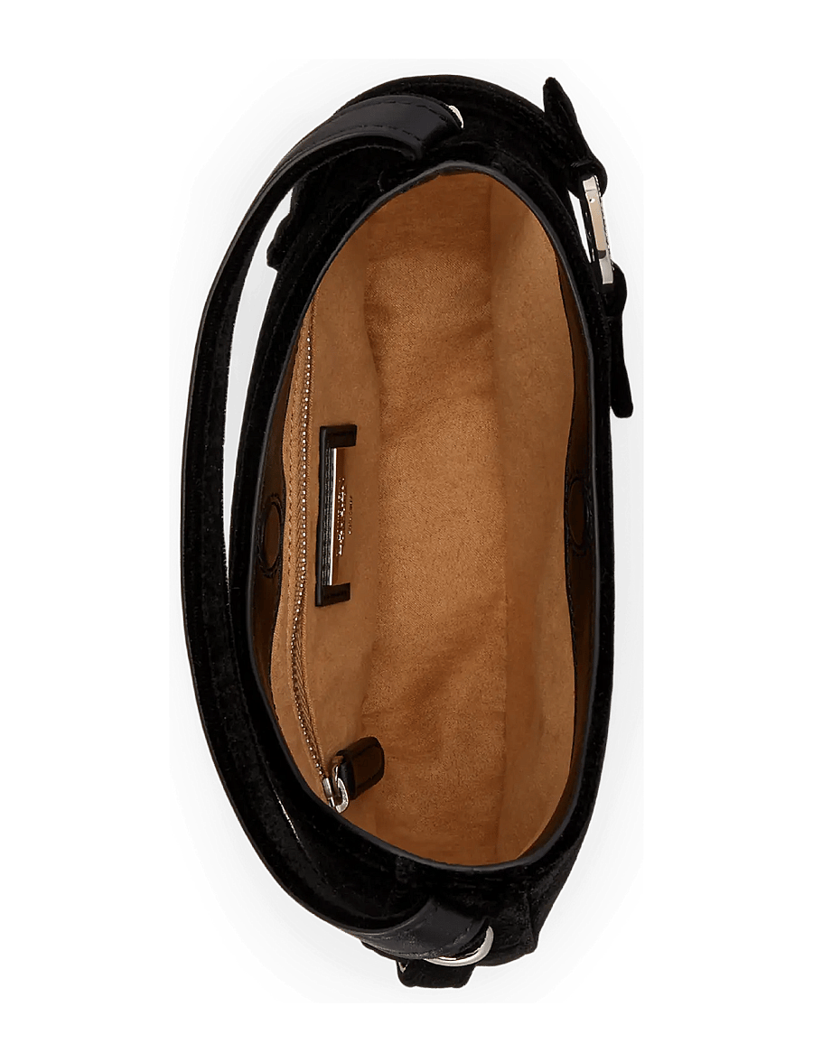 Lauren Ralph Lauren - Velvet Small Tasha Crossbody Bag - crossbody bags - black - 3