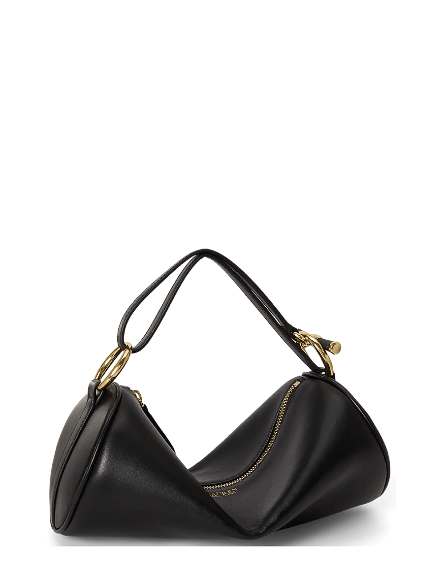 Lauren Ralph Lauren - Nappa Leather Medium Blaike Barrel Bag - vardagsstil - black - 2