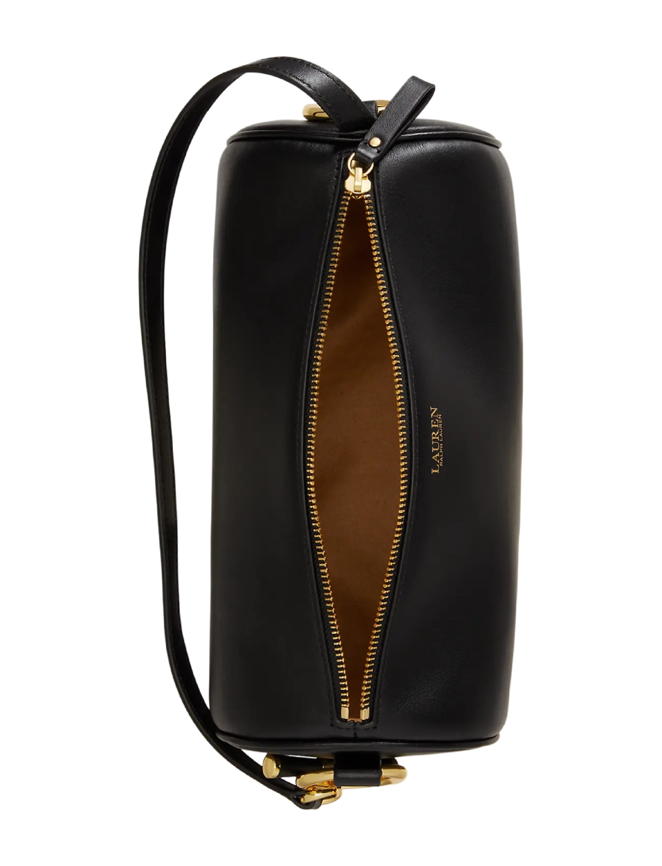 Lauren Ralph Lauren - Nappa Leather Medium Blaike Barrel Bag - vardagsstil - black - 3