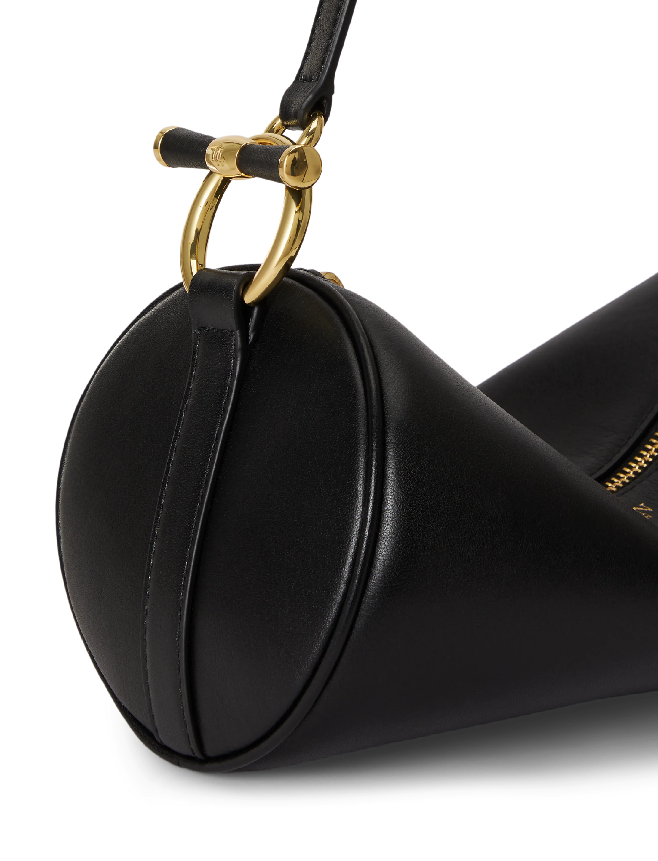Lauren Ralph Lauren - Nappa Leather Medium Blaike Barrel Bag - vardagsstil - black - 5
