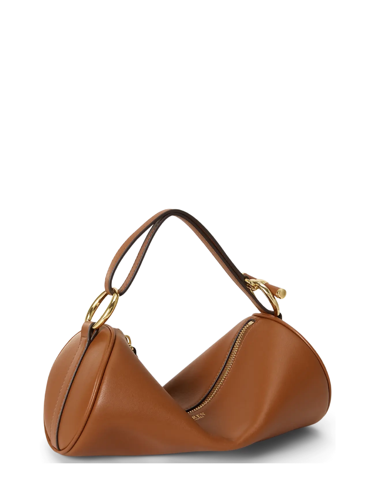 Lauren Ralph Lauren - Nappa Leather Medium Blaike Barrel Bag - vardagsstil - lauren tan - 2