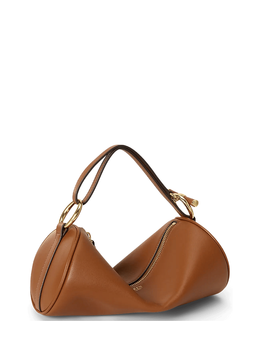 Lauren Ralph Lauren - Nappa Leather Medium Blaike Barrel Bag - vardagsstil - lauren tan - 2