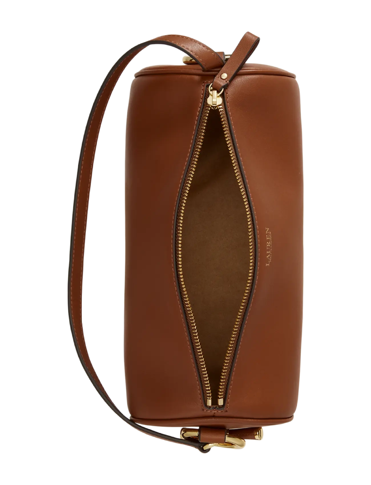 Lauren Ralph Lauren - Nappa Leather Medium Blaike Barrel Bag - vardagsstil - lauren tan - 3