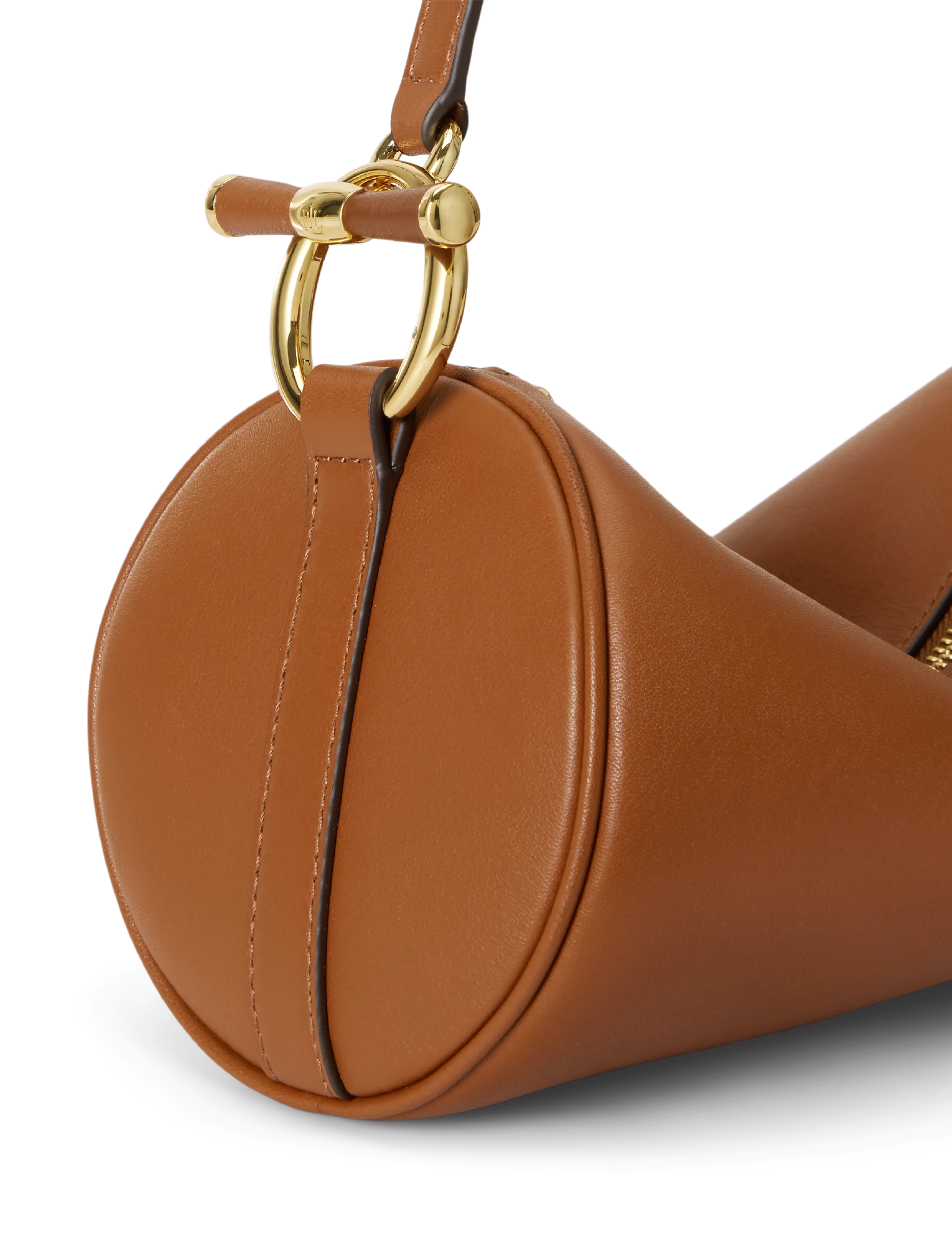 Lauren Ralph Lauren - Nappa Leather Medium Blaike Barrel Bag - vardagsstil - lauren tan - 5