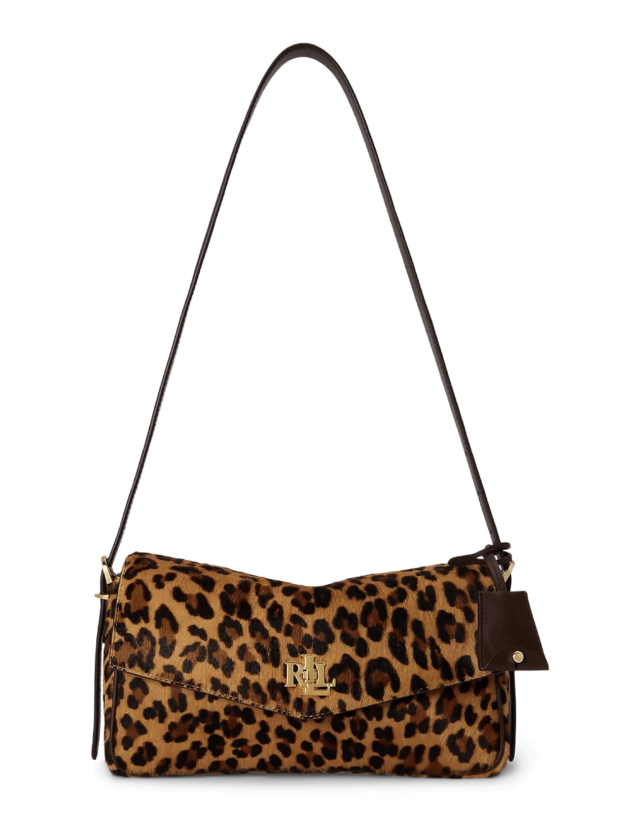 Lauren Ralph Lauren | Leopard-Print Medium Farrah Shoulder Bag | ONE SIZE