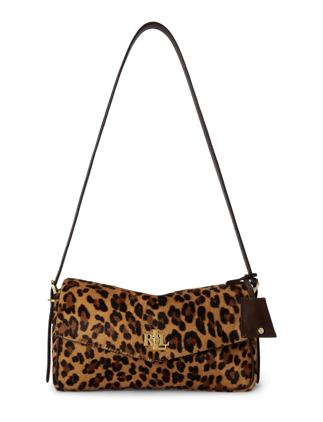 Lauren Ralph Lauren Leopard-Print Medium Farrah Shoulder Bag - Taschen - MODERN LEOPARD/CH / brown