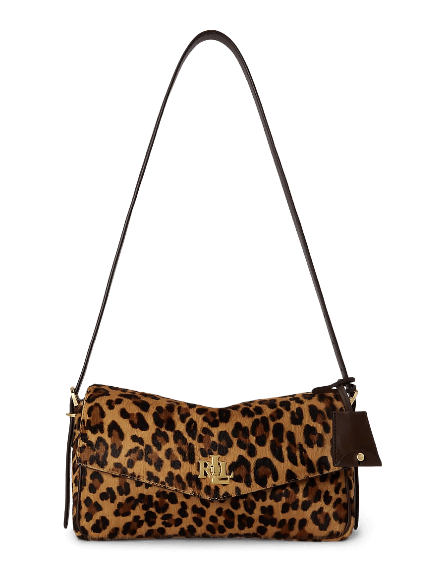 Lauren Ralph Lauren - Leopard-Print Medium Farrah Shoulder Bag - modern leopard/ch - 0