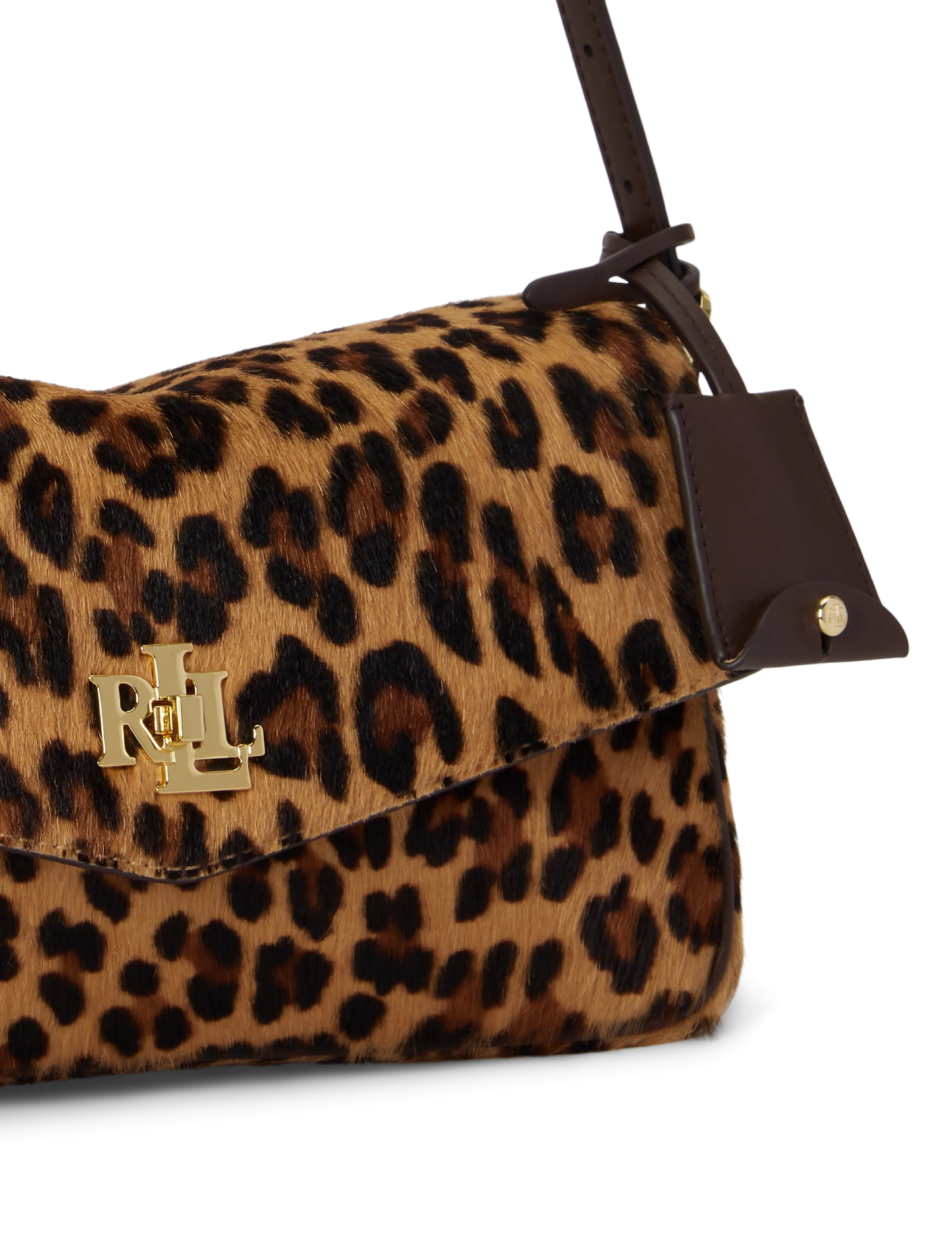 Lauren Ralph Lauren - Leopard-Print Medium Farrah Shoulder Bag - modern leopard/ch - 5