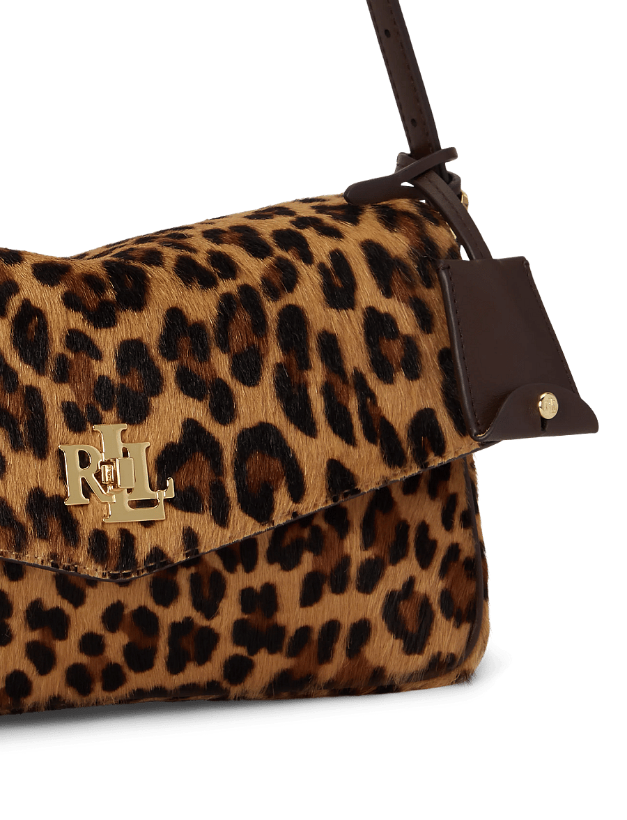 Lauren Ralph Lauren - Leopard-Print Medium Farrah Shoulder Bag - modern leopard/ch - 5
